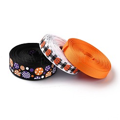 10 Rolls Halloween Grosgrain Ribbons&nbsp;SRIB-P015-01