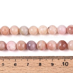 Natural Pink Opal Beads Strands&nbsp;G-R446-8mm-10-01