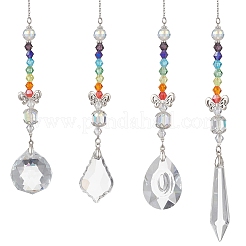 Glass Window Hanging Suncatchers&nbsp;HJEW-JM04524
