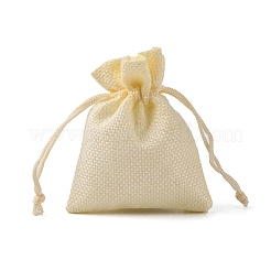 Burlap Packing Pouches Drawstring Bags&nbsp;ABAG-Q050-7x9-13