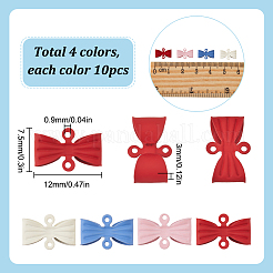 40Pcs 4 Colors Alloy Links Connector Charms&nbsp;FIND-SP0002-48
