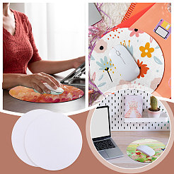 Silicone with Cloth Mouse Pad&nbsp;AJEW-WH0270-890