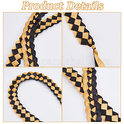 Two Tone Graduation Ribbon Leis&nbsp;FIND-WH0423-78D