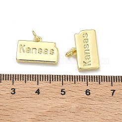 Brass Pendants&nbsp;KK-D229-22O-G