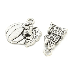 50Pcs Hallowmas Theme Tibetan Style Alloy Pendants&nbsp;FIND-U010-07
