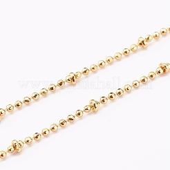 Brass Ball Chain Necklaces&nbsp;NJEW-JN03373
