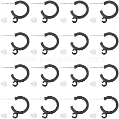 Alloy Studs Earrings Finding&nbsp;FIND-SP0003-18