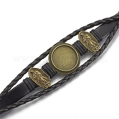 Imitation Leather Bracelet Making&nbsp;MAK-R024-02
