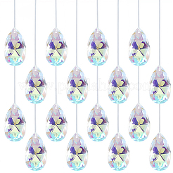 16Pcs Glass Pendants&nbsp;GLAA-SP0001-78