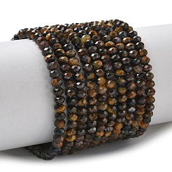 Natural Tiger Eye Beads Strands&nbsp;G-L651-B04-4x3mm-01