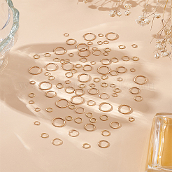 300Pcs 6 Colors Metal Open Jump Rings&nbsp;FIND-LP0002-15