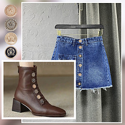 14 Sets 7 Styles Alloy Boot Shoelace Buckle&nbsp;FIND-OC0013-27