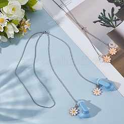 2Pcs 304 Stainless Steel Earphone Chain&nbsp;HJEW-DR00196