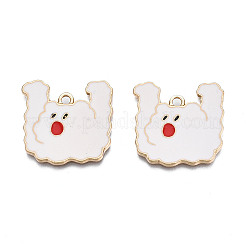 Rack Plating Alloy Enamel Pendants&nbsp;ENAM-T011-167