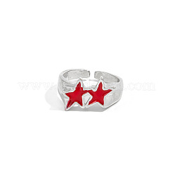 Alloy & Enamel Cuff Open Rings for Men&nbsp;FS-WGE7668-03