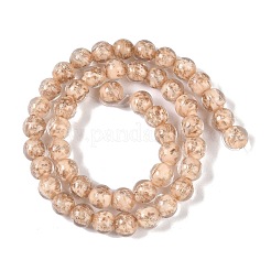 Handmade Gold Sand Lampwork Beads&nbsp;X-LAMP-Z009-01J