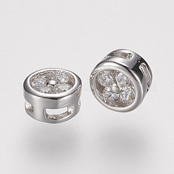 Brass Micro Pave Grade AAA Cubic Zirconia Pendants&nbsp;LS-ZIRC-G086-09P-NR
