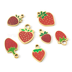 7Pcs 7 Styles 304 Stainless Steel Enamel Pendants&nbsp;STAS-TA0003-27