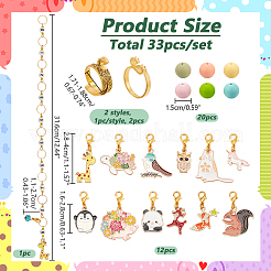 Animal DIY Knitting Tool Sets&nbsp;HJEW-NB00081