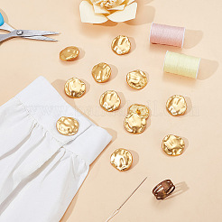 20Pcs 1-Hole Alloy Shank Buttons&nbsp;BUTT-HY0001-23