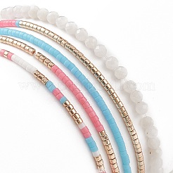 Glass Seed Beads Stretch Bracelet Sets&nbsp;BJEW-JB08955
