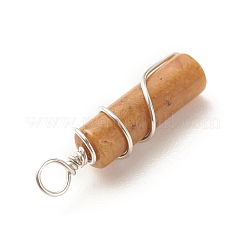 Natural Topaz Jade Pendants&nbsp;PALLOY-JF01575-05