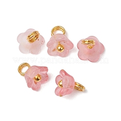 11Pcs Acrylic Flower Pendants&nbsp;PALLOY-JF03584
