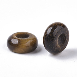 Natural Tiger Eye European Beads&nbsp;G-Q503-04