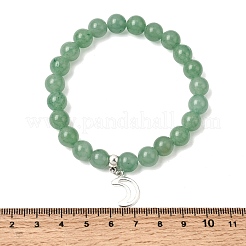 Tibetan Style Star & Moon & Sun Alloy Charm Bracelets&nbsp;BJEW-JB01919