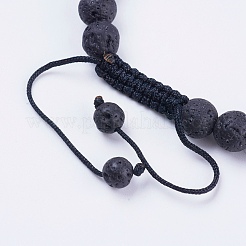 Adjustable Nylon Cord Braided Bead Bracelets&nbsp;BJEW-F308-57B