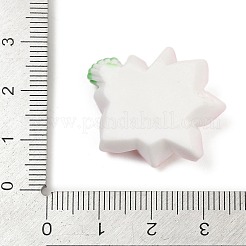 Opaque Resin Flowers Cabochons&nbsp;RESI-R463-02B