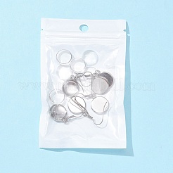 DIY Flat Round Dangle Earrings Making Kit&nbsp;DIY-FS0002-80