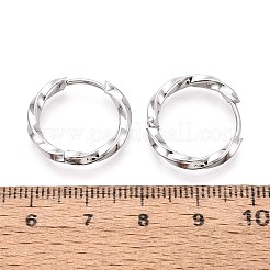 304 Stainless Steel Hoop Earrings&nbsp;STAS-T074-50P