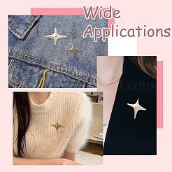 8Pcs 8 Styles Zinc Alloy Lapel Pins for Backpack Clothes&nbsp;JEWB-CJ0003-67