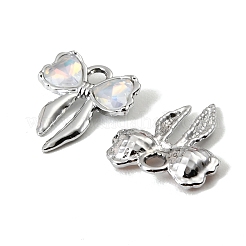 UV Plating Alloy Glass Pendants&nbsp;FIND-K032-20P
