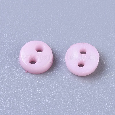 Nylon Tiny Button&nbsp;BUTT-WH0014-28P-1