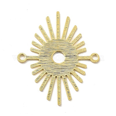 Brass Connector Charms&nbsp;KK-H435-14G-1