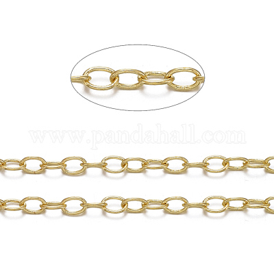 Brass Cable Chains&nbsp;CHC024Y-G-1