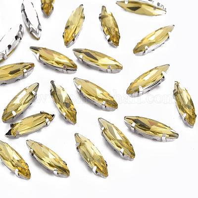 Sew on Rhinestone&nbsp;RGLA-T034-4x15mm-22-1