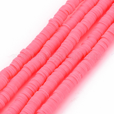 Handmade Polymer Clay Bead Strands&nbsp;CLAY-T002-4mm-74-1