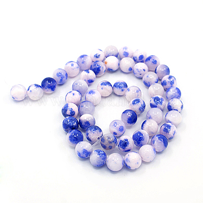 Natural Persian Jade Beads Strands&nbsp;G-D434-6mm-14-1