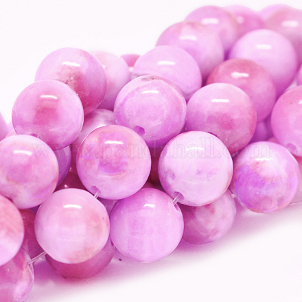 Natural Persian Jade Beads Strands X-G-D434-8mm-19-1