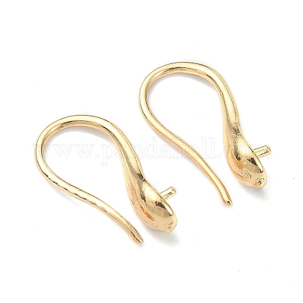 Brass Earring Hooks&nbsp;KK-B072-06G-1