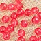Transparent Acrylic Beads, Round, Salmon, 18mm, about 150pcs/500g.