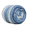 Polyester Yarn, for Knitting Crochet Supplies, Steel Blue, 2.5mm, about 306.21 Yards(280m)/Skein
