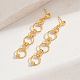Elegant and Versatile Brass Dangle Stud Earrings&nbsp;GA3926-5-1