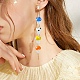 20Pcs 5 Colors Mushroom Handmade Lampwork Beads Strands&nbsp;LAMP-YW0001-23-6