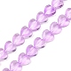 Transparent Glass Beads Strand&nbsp;GLAA-F112-01B-1
