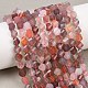 Natural Pink Botswana Agate Beads Strands&nbsp;G-P611-C07-01-1