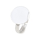 Brass Pad Ring Bases&nbsp;KK-EC022-14mm-S-RS-3